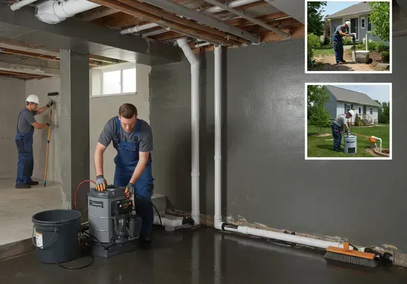 Basement Waterproofing and Flood Prevention process in North Kansas City, MO